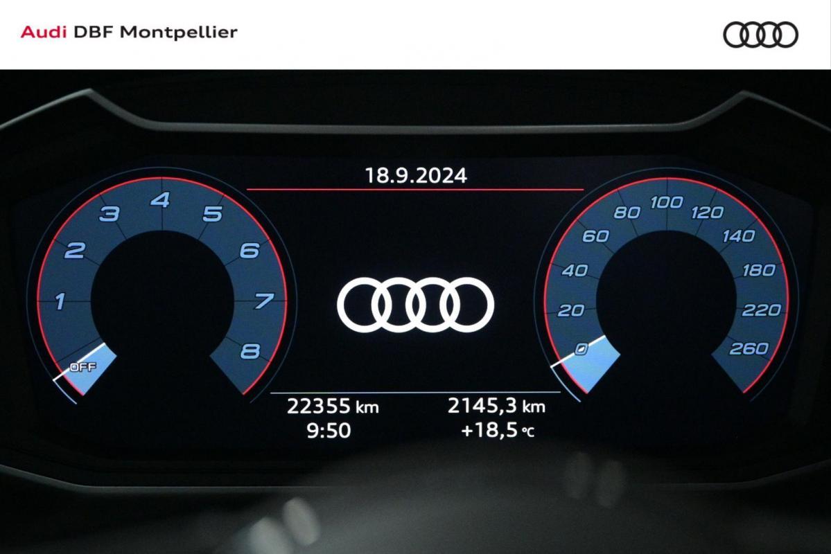 Audi A1 sportback - 30 TFSI 110 ch S tronic 7 Design Luxe